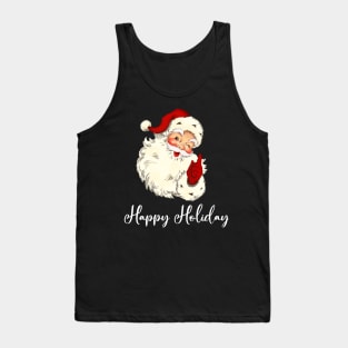 Happy Holiday Santa Tank Top